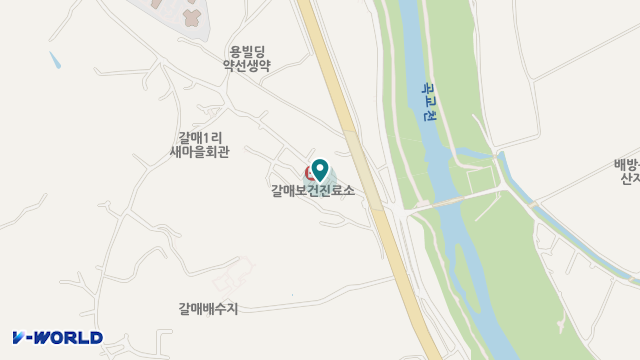 배방사랑요양원 위치 지도