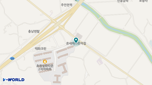금빛요양원 위치 지도