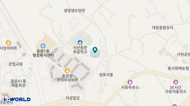 서산노인요양원 위치 지도