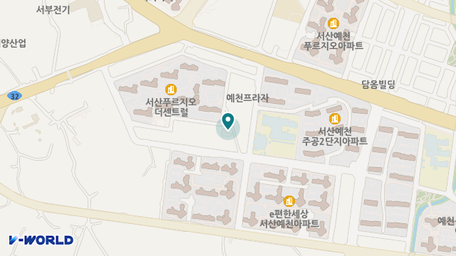 서해노인전문요양원 위치 지도