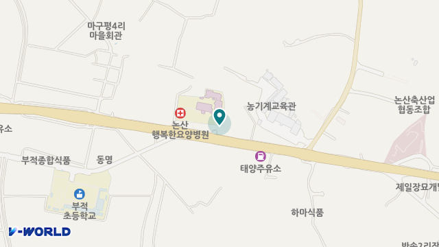 행복한실버타운 위치 지도