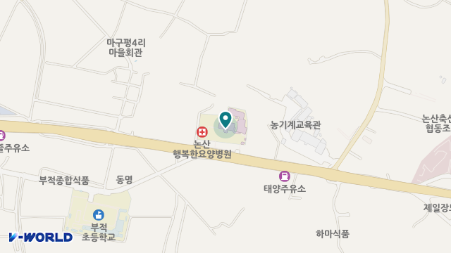 행복한병원부설요양원 위치 지도