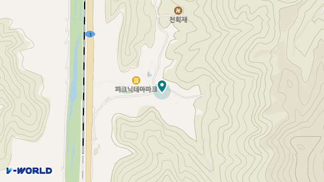 계룡편안한요양원 위치 지도