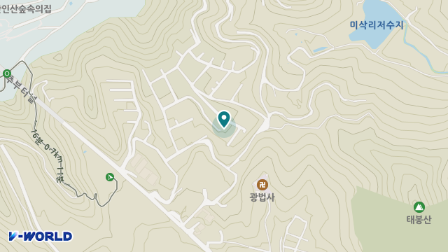 산마루요양원 위치 지도