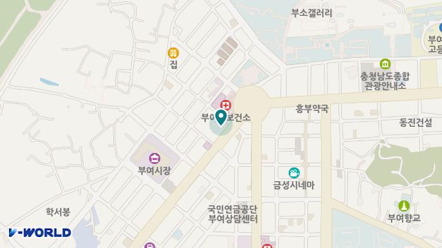 한빛효요양원 위치 지도