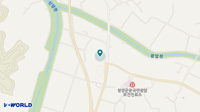 청양군노인요양원 위치 지도