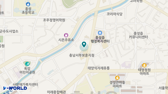 홍성안심요양원 위치 지도