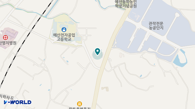 예산새로운요양원 위치 지도