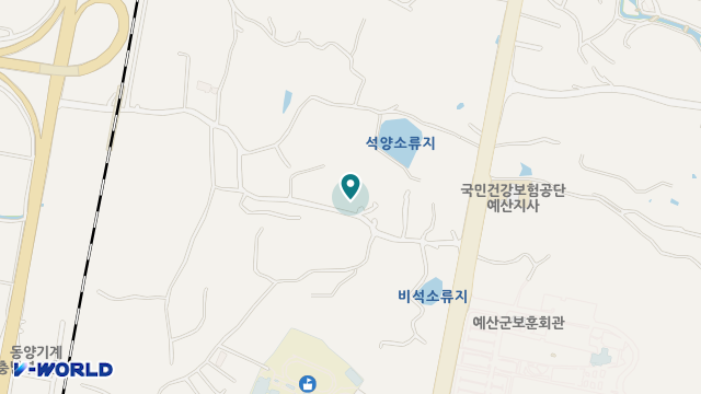 예산금오요양원 위치 지도