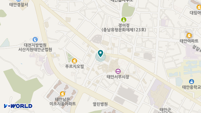 태안한마음요양원 위치 지도
