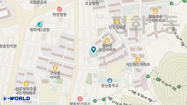 하늘나무복지원 위치 지도