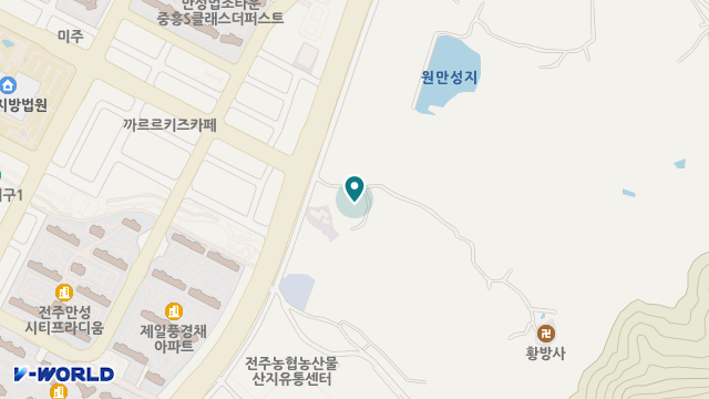 늘푸른집 위치 지도