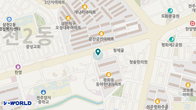 화원요양원 위치 지도