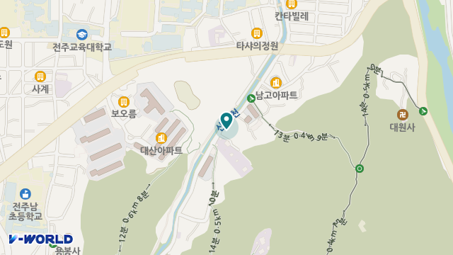 노인사랑노인요양원 위치 지도