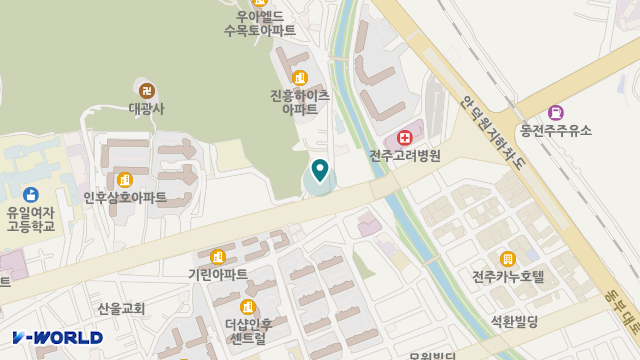 푸른요양원 위치 지도
