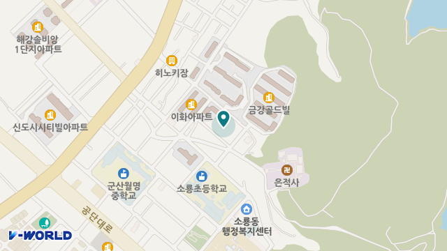 군산행복한집 위치 지도