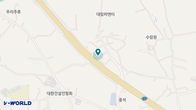 노인요양시설 시니어랜드 위치 지도