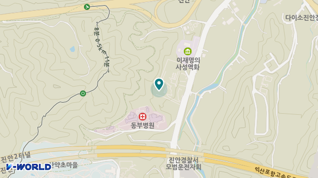 진안군복합노인복지타운 노인요양원 위치 지도
