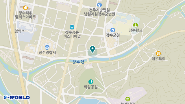 장수밀알공동생활가정 위치 지도