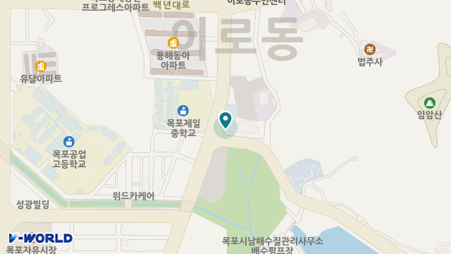 한국노인전문요양원 위치 지도