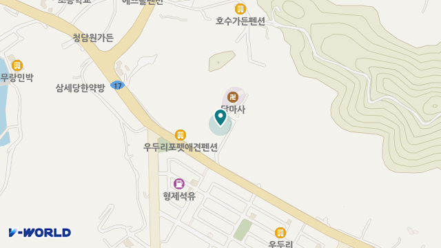 마니원(입소) 위치 지도