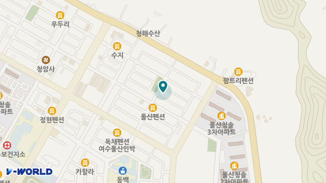 여수고운정요양원 위치 지도