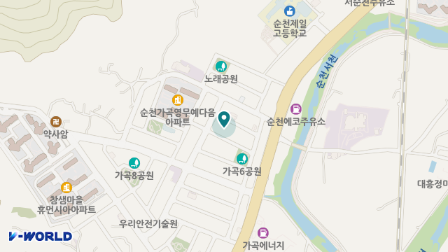 인송참살이터 위치 지도