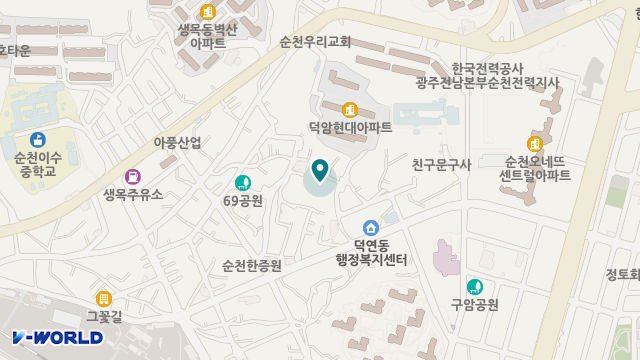 즐거운실버홈 위치 지도