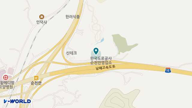 순천만요양원 위치 지도
