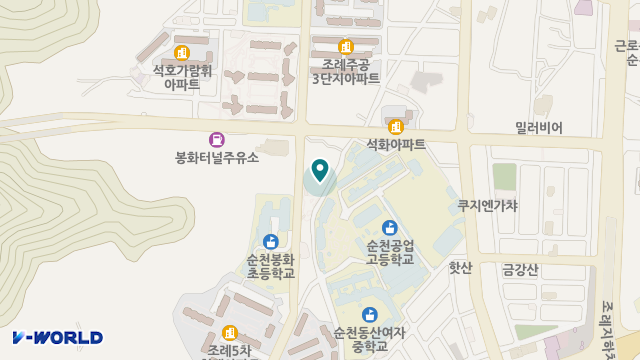 한솔요양원 위치 지도