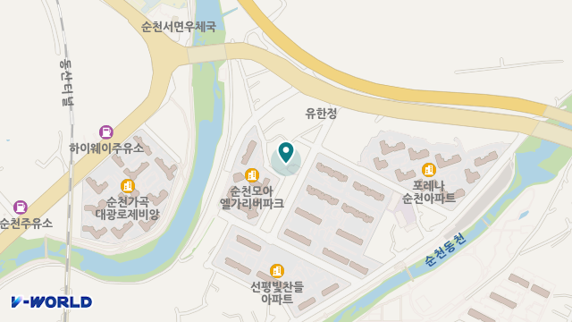 순천노인전문요양원 위치 지도