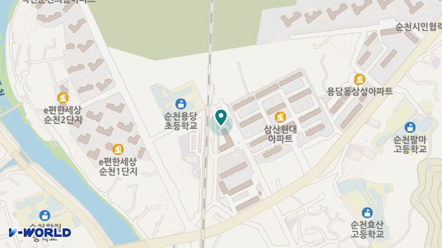 순천사랑노인복지시설 위치 지도