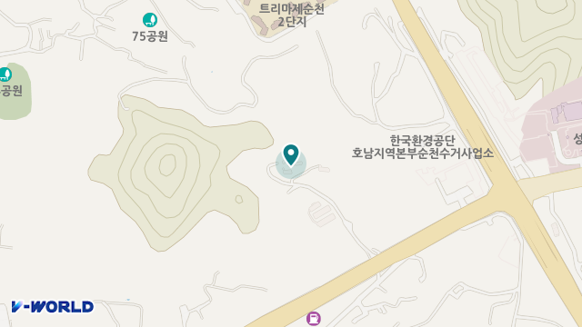 인휴마을 위치 지도
