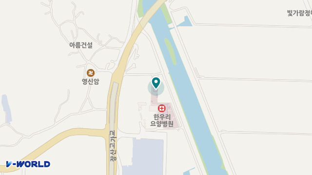 한우리요양원 위치 지도