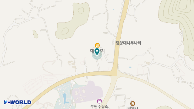 담양원광노인복지센터 위치 지도