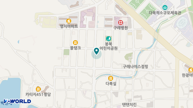 구례원광복지센터 위치 지도