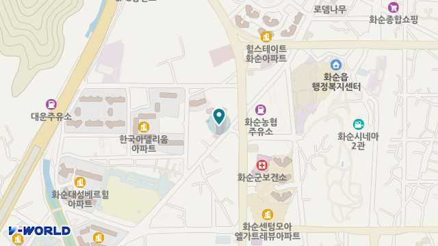 화순중앙요양원 위치 지도