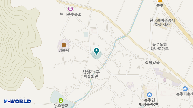 능주요양원 위치 지도