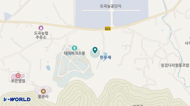 도곡요양원 위치 지도