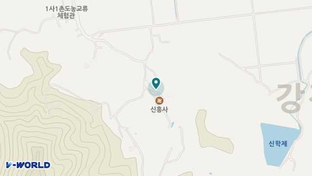 바라밀강진실버하우스 위치 지도