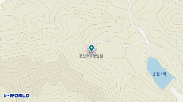 강진솔치요양원 위치 지도