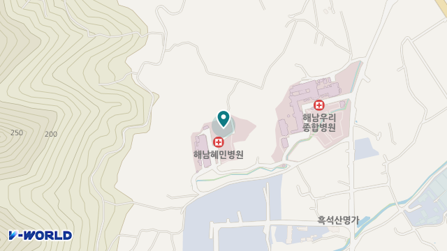 해남노인요양센터 위치 지도