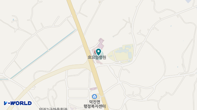 영암효요양원 위치 지도
