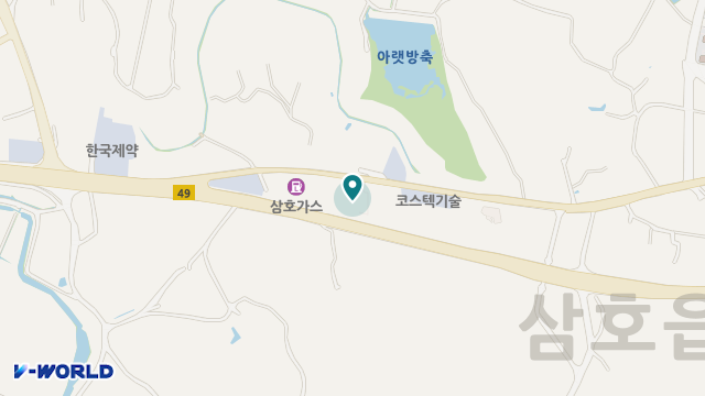 삼호고운정요양원 위치 지도