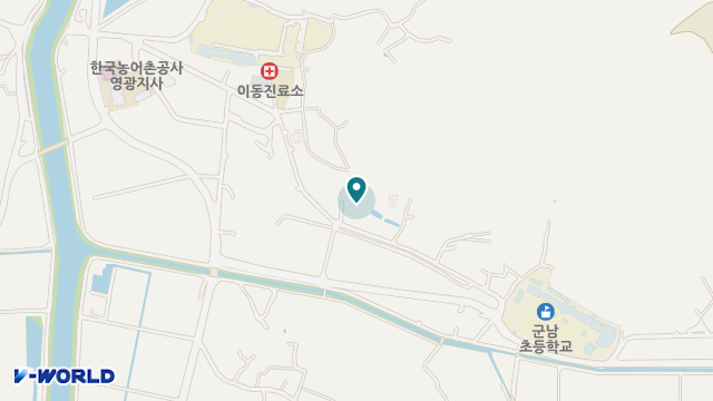 영광여산실버복지센터 위치 지도