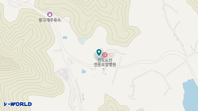 진도군노인전문요양원 위치 지도