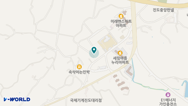 진도군공립노인요양원 위치 지도