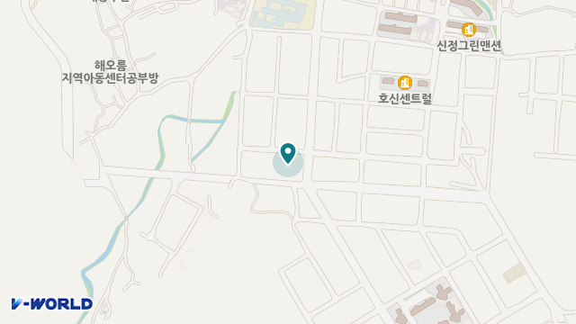 해인실버타운 위치 지도