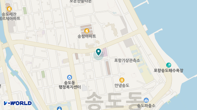 포항온누리 요양원 위치 지도