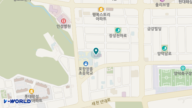 봄실버타운 위치 지도